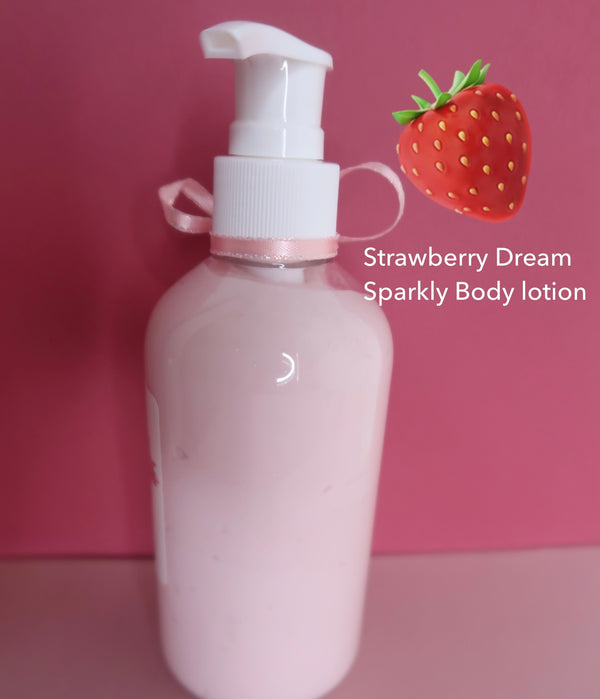 Strawberry Dream Sparkly Body Lotion