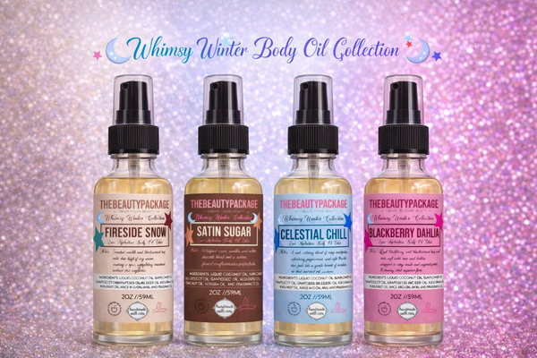 Luxe Hydration Body Oil Elixir Whimsy Winter Collection Bundle (2oz each)