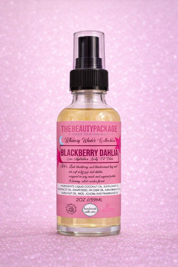 Blackberry Dahila — Luxe Hydration Body Oil Elixir Whimsy Winter Collection (2oz)