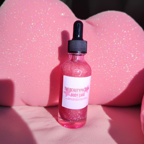 Shimmer Strawberry Dream Sparkly Body Oil Dry🍓🌙✨
Body Oil moisturizer + natural body care
Hydrating Moisturizing Moisture Comfort
