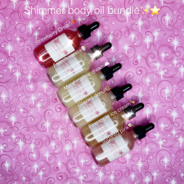 Shimmer Body Oil Bundle✨